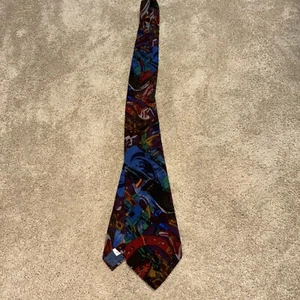 Vintage Neck Tie Miles Davis 100% Silk - Picture 1 of 7