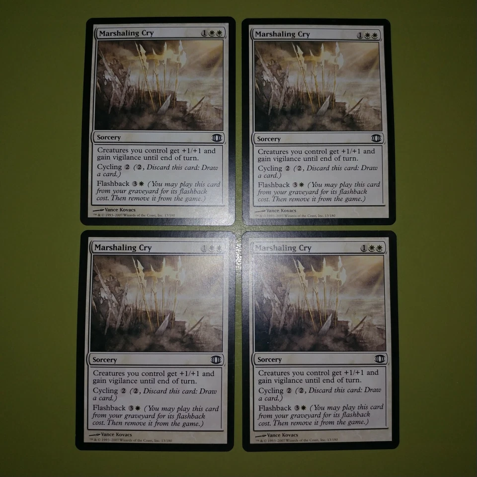 Marshaling Cry x4 Future Sight 4x Playset Magic the Gathering MTG - Image 1 of 1