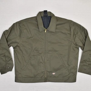 NEU Dickies Herren Eisenhower Jacke Stepp gefüttert Baumwolle grün Gr. 2XL Icons - Bild 1 von 8