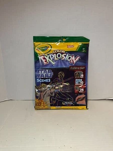 Crayola Color Explosion Star Wars Scenes Deluxe Set 6 Blank Sheets (18-Page) - Picture 1 of 2
