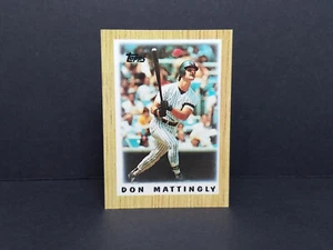 1987 Topps Major League Leaders Minis #65 Don Mattingly, Yankees - Base Card - Picture 1 of 2