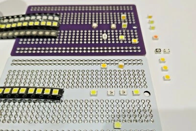 50x SMD LED PLCC-2 3528 1210  warm weiß - blau - rot - grün - gelb- amber- RGB - Image 1 of 4