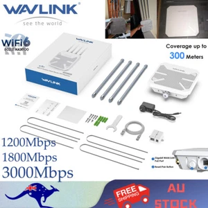 Wavlink AX3000 Outdoor WiFi6 Extender Work w/Starlink Router Repeater Long Range - Picture 1 of 57