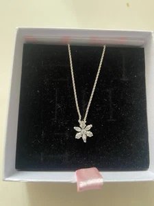 Pandora Sparkling Herbarium Cluster Pendant Necklace Sterling silver - Picture 1 of 3