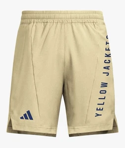 adidas Men's Designed for Training Woven NCAA GT Yellow Jackets Team Shorts M - Picture 1 of 9