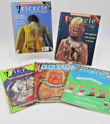 TRICYCLE MAGAZINE Lot (5) 1996 - 1998 The Buddhist Review - Death Issue - Image 1 of 4