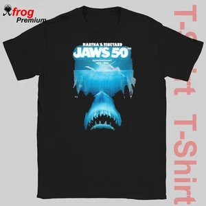 Camiseta Jaws 50 aniversario 1975-2025 You ll Never Go In The Water Again - Imagen 1 de 5