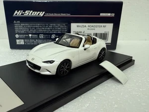 1:43 HI STORY HS548WH MAZDA ROADSTER RF VS 2024 MX-5 MIATA scale model car - Picture 1 of 16