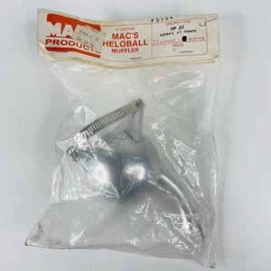 Vintage Mac's Products Heloball B Style Muffler # 5732 HP .61 Webra 61 Speed - Picture 1 of 11