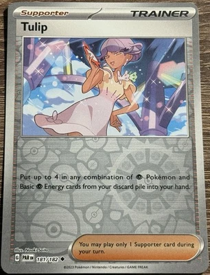 Tulip Reverse Holo Uncommon SV04: Paradox Rift 181/182 NM/M (L) - Image 1 of 2