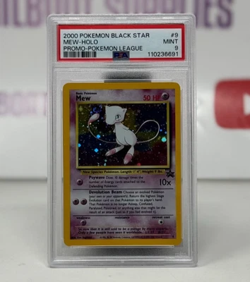 Pokemon TCG: Mew Holo. Black Star Promo #9. PSA 9 - Image 1 of 3