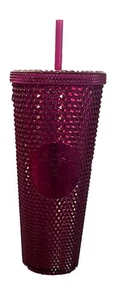 NUEVO Termo Vaso Venti Starbucks 2022 Otoño Bling Berry Púrpura Tachonado 24oz - Imagen 1 de 10