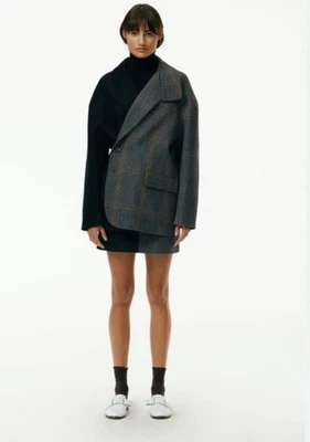 Chaqueta Blazer Asimétrica Mezcla Lana Liam Tibi 2020 Excelente Estado Talla L Foto 1 de 4