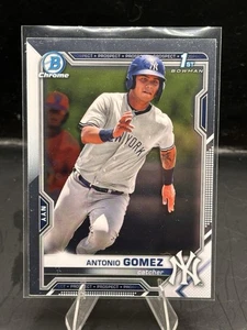 ANTONIO GOMEZ 2021 Topps Bowman Chrome 1st Prospect Card Yankees - Picture 1 of 2