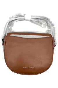 Rebecca Minkoff Megan Mini Saddle Bag Acorn - Picture 1 of 2