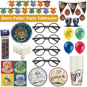Harry Potter Birthday Tableware Decorations Supplies Party Plates Napkins Cups - Picture 1 of 20