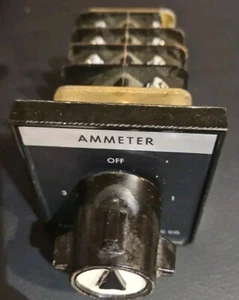 Federal Pacific Electric Co. 3 Position Rotary Ammeter - Picture 1 of 6