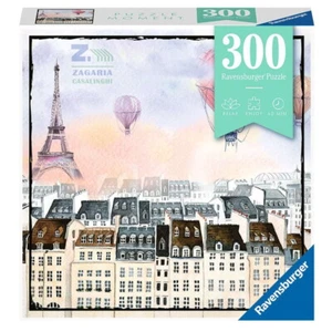 RAVENSBURGER PUZZLE PER ADULTI 300 PZ. BALLONS MOMENT TORRE EIFFEL MONGOLFIERE - Foto 1 di 1
