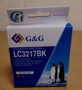 G&G Tintenpatrone - Schwarz (NP-B-03217BK / Kompatibel mit BROTHER LC3217BK) - Bild 1 von 6