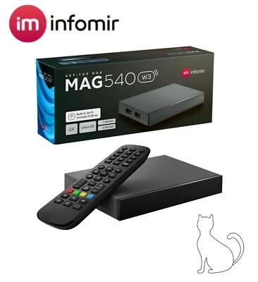 Infomir MAG 540w3 | original 4K Linux TV box from the manufacturer, Wi-Fi 5G - Image 1 of 4