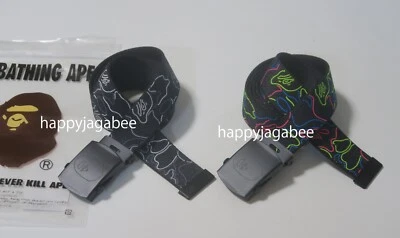 * Мужские товары A BATHNIG APE неоновый камуфляж GI ремень 1L30188001 - Изображение 1 из 4