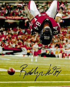 RODDY WHITE SIGNED AUTO AUTOGRAPH 8x10 RP PHOTO ATLANTA FALCONS WR - Picture 1 of 1