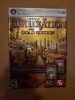 Sid Meier's Civilization IV Gold Edition PC Game Complete - Image 1 of 4