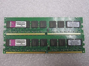 Kingston KVR800D2E6/2G 4GB (2x 2GB) DDR2 ECC RAM PC2-6400 800Mhz Server Memory - Picture 1 of 1