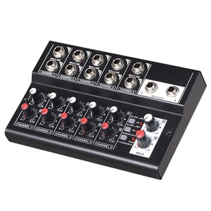 Mezclador Mix5210 Conveniente Bajo Ruido Mini Mezclador Audio DJ Consola Ultracompacto - Imagen 1 de 12