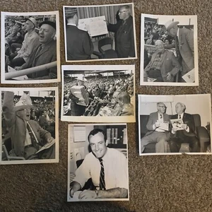 7 VINTAGE Chicago Cubs Wrigley Field Shriners schwarzweiß 8 x 10 Fotografien Rick Haskins - Bild 1 von 2