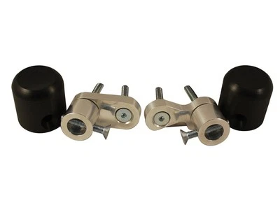 KAWASAKI 2012-2016 NINJA 650R WOODCRAFT RACING FRAME SLIDER KIT WITH BLACK PUCKS - Image 1 of 4