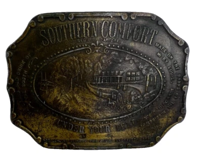 Hebilla de cinturón vintage SOUTHERN COMFORT Lewis Hebillas Chicago Foto 1 de 4