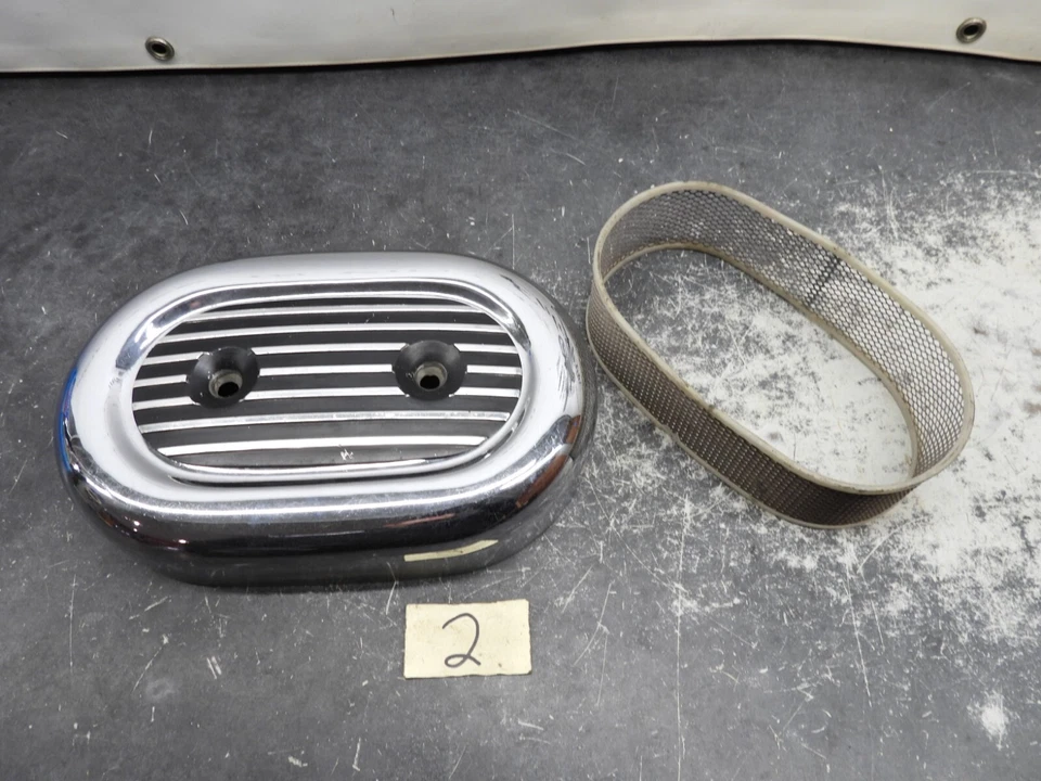 Harley Sportster Super Glide 1971-72 FLH cubierta filtro de aire #2 2809 Foto 1 de 4