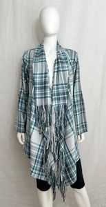 Matilda Jane Moments With You Form A Line Womens Cardigan XS Gray Blue Green - Picture 1 of 15