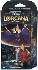 Ravensburger Disney Lorcana Rise of The Floodborn Starter Deck Amber & Sapphire - Picture 1 of 3