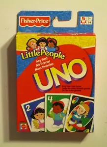 En muy buen estado Nuevas Mis Primeras Tarjetas UNO - 2006 **Fisher Price Little People ** Selladas - Imagen 1 de 2