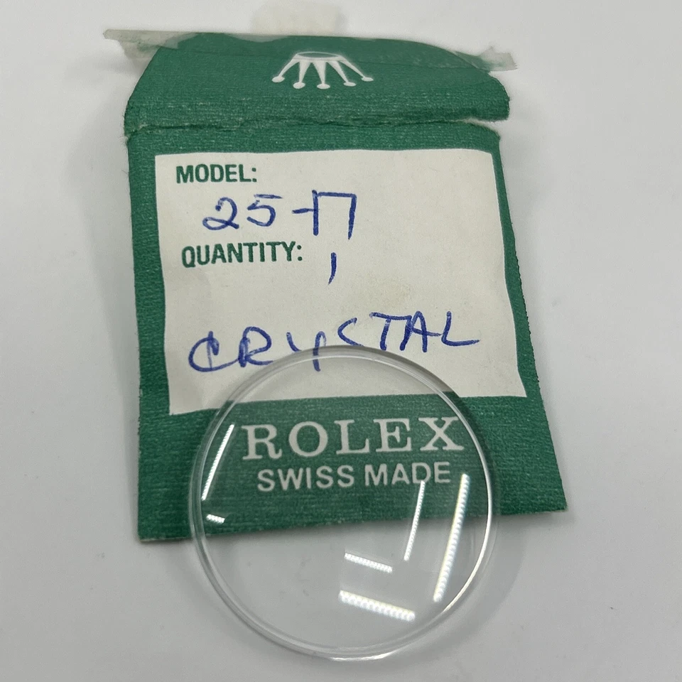Genuine Rolex Tropic Acrylic Crystal 25-17 RARE James Bond Submariner