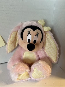 Juguete de peluche Disney Store Minnie Mouse Easter Bunny 2017 nuevo con etiquetas - Imagen 1 de 3