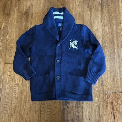 Кардиган Polo Ralph Lauren с воротником-шаллем и вышитым логотипом с гербом - Изображение 1 из 4