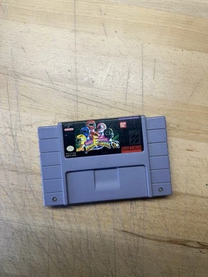 Mighty Morphin Power Rangers (Super Nintendo, 1994) SNES Authentic Cart Tested - Image 1 of 3