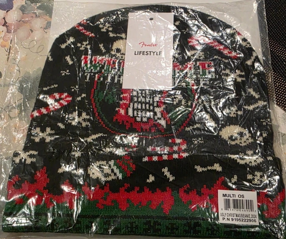 Fender Welcome to the Jingle Ugly Christmas Beanie 2024 9195222906