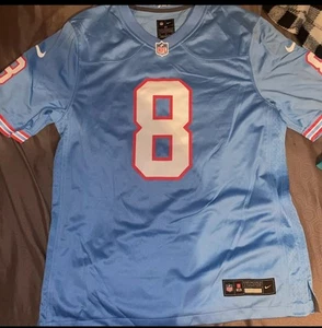 Maglia Will Levis #8 Titani Azzurro Autentica M Uomo - Foto 1 di 4