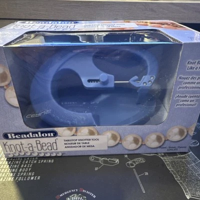 Beadalon Knot-A-Bead Tabletop Knotter Tool For Jewelry And Crafts With Beads - Image 1 of 4