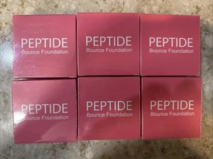 Peptide Bounce Foundation Hydrating, Age-Defying Makeup for Mature Skin 6 Pack - Picture 1 of 2