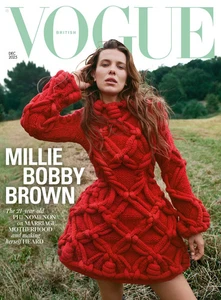 BRITISH Vogue UK Magazine December 2025 - Millie Bobby Brown - Picture 1 of 1