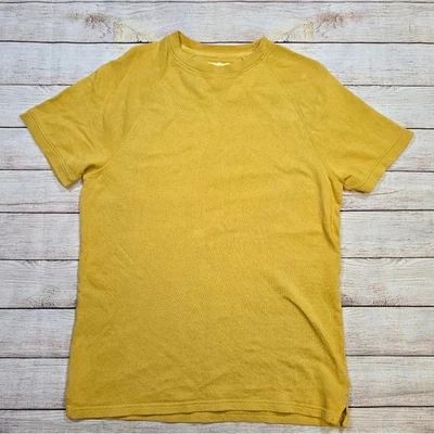 Camisa Hombre Manga Corta Amarillo Mostaza Foto 1 de 4