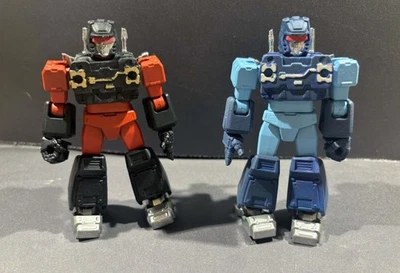 CUSTOM  Blokees Transformers "RUMBLE and FRENZY" soundwave's cassette twins - Image 1 of 4
