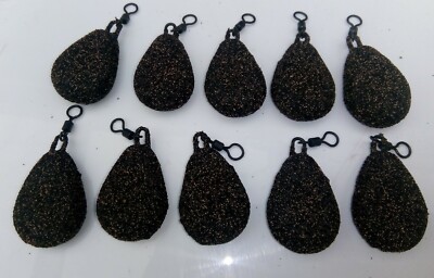 10x Plombs De Pêche Casting Ledger Weights NGT - 1.5oz 2oz 2.5oz 3oz 3.5oz Style Inline