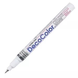 130-0 Marvy DecoColor undurchsichtiger Farbmarker, extra fein, weiße Tinte, 1er-Pack - Bild 1 von 1