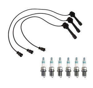 Denso Wire Set 5mm & 6 Iridium Power Spark Plug 0.044 Kit For Mitsubishi 3.8L V6 - Picture 1 of 1